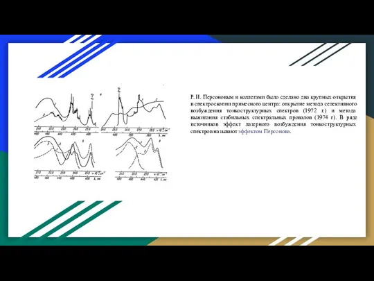 Р. И. Персоновым и коллегами было сделано два крупных открытия в