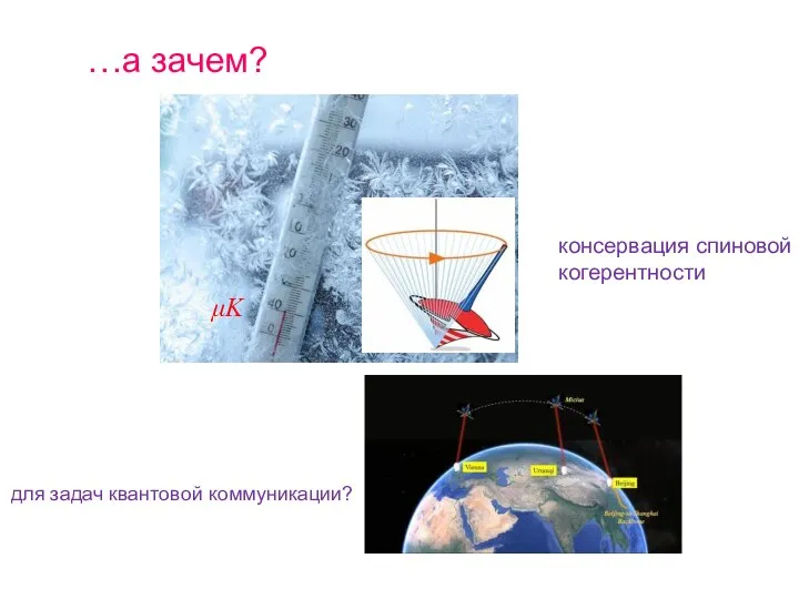 …а зачем? μK консервация спиновой когерентности для задач квантовой коммуникации?