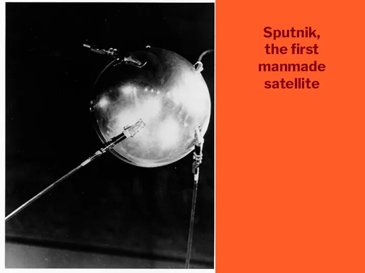 Sputnik, the first manmade satellite