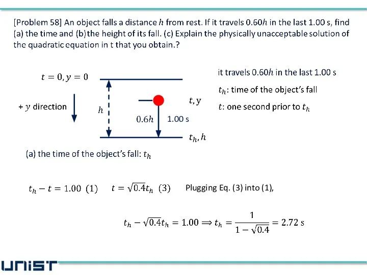 Plugging Eq. (3) into (1), 1.00 s