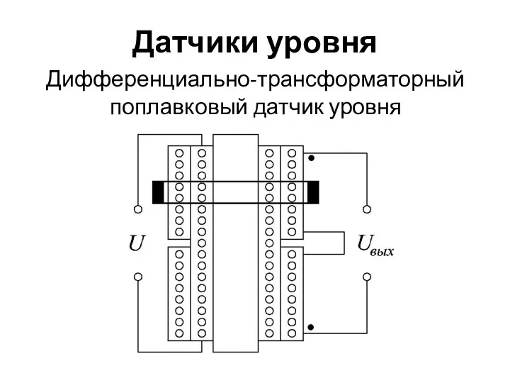 Датчики уровня Дифференциально-трансформаторный поплавковый датчик уровня