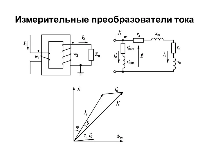 Измерительные преобразователи тока