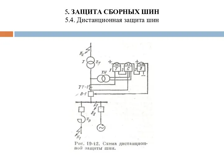 5. ЗАЩИТА СБОРНЫХ ШИН 5.4. Дистанционная защита шин