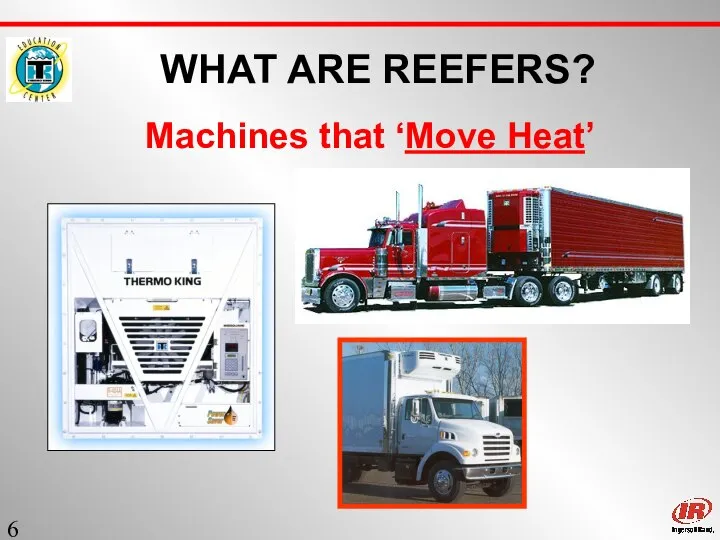 Sect. 1 WHAT ARE REEFERS? Machines that ‘Move Heat’