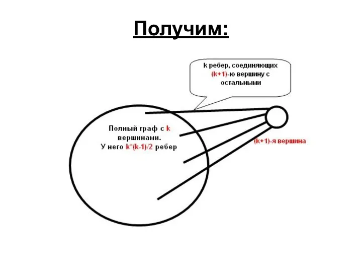 Получим: