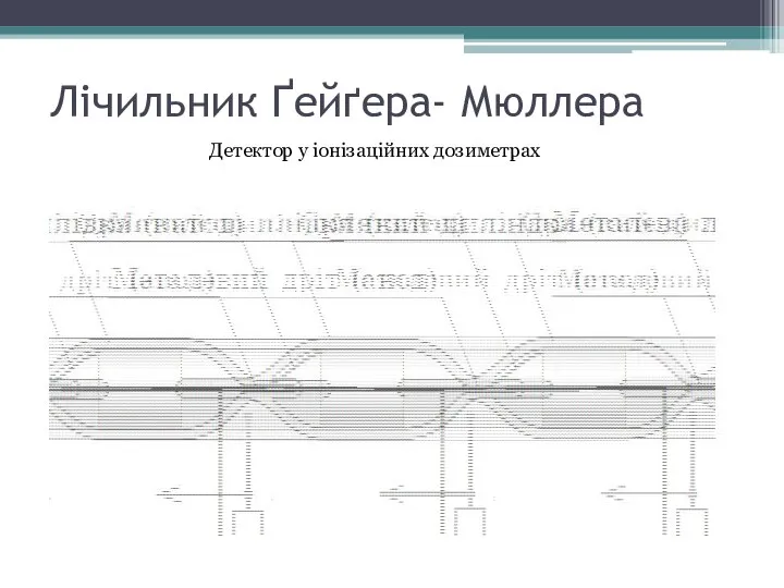 Лічильник Ґейґера- Мюллера Детектор у іонізаційних дозиметрах