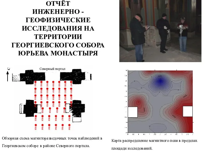 ОТЧЁТ ИНЖЕНЕРНО - ГЕОФИЗИЧЕСКИЕ ИССЛЕДОВАНИЯ НА ТЕРРИТОРИИ ГЕОРГИЕВСКОГО СОБОРА ЮРЬЕВА МОНАСТЫРЯ