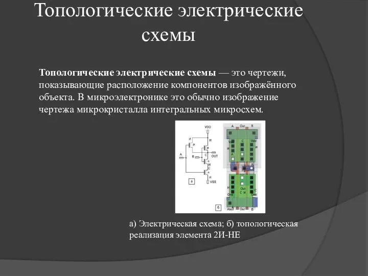 Топологические электрические схемы Топологические электрические схемы — это чертежи, показывающие расположение