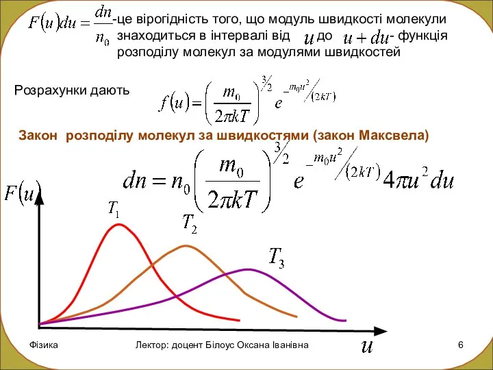 Фізика Лектор: доцент Білоус Оксана Іванівна