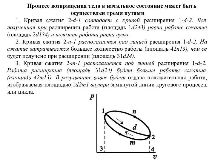 Процесс возвращения тела в начальное состояние может быть осуществлен тремя путями