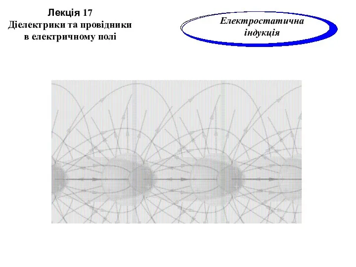 Лекція 17 Діелектрики та провідники в електричному полі