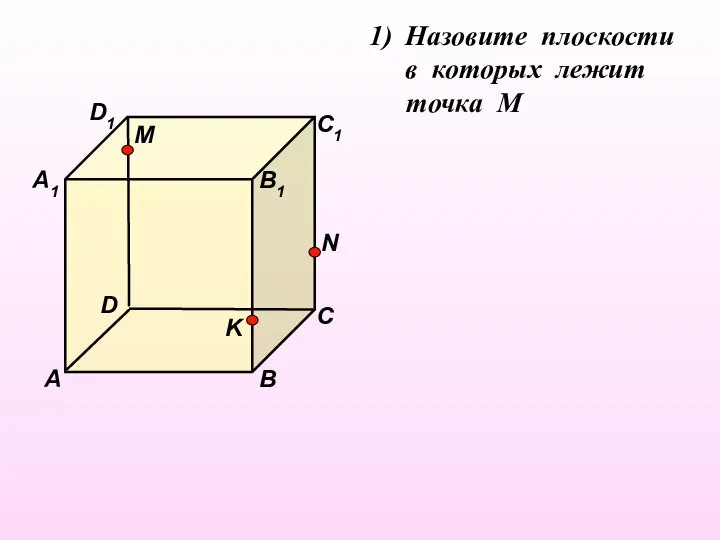 D1 В А1 А D С1 С В1 M N K