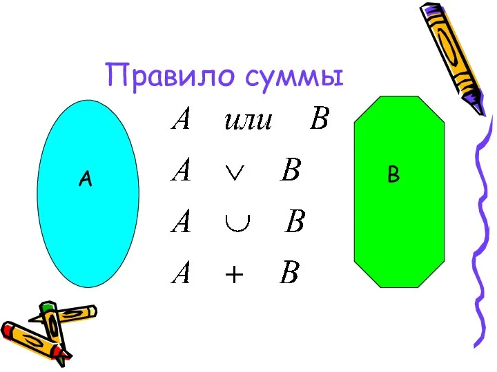 Правило суммы