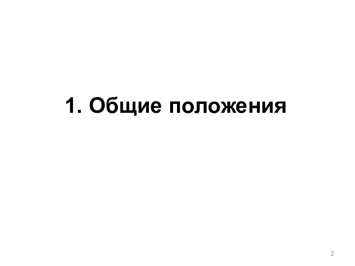 1. Общие положения