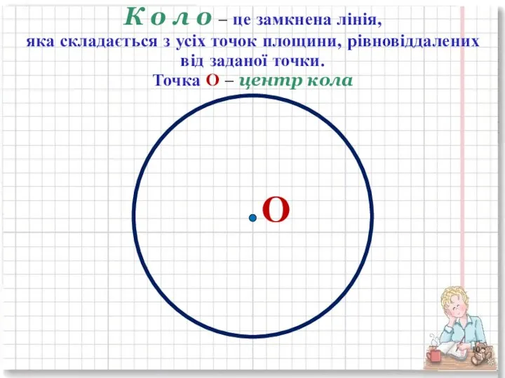 К о л о – це замкнена лінія, яка складається з