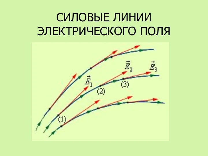 СИЛОВЫЕ ЛИНИИ ЭЛЕКТРИЧЕСКОГО ПОЛЯ