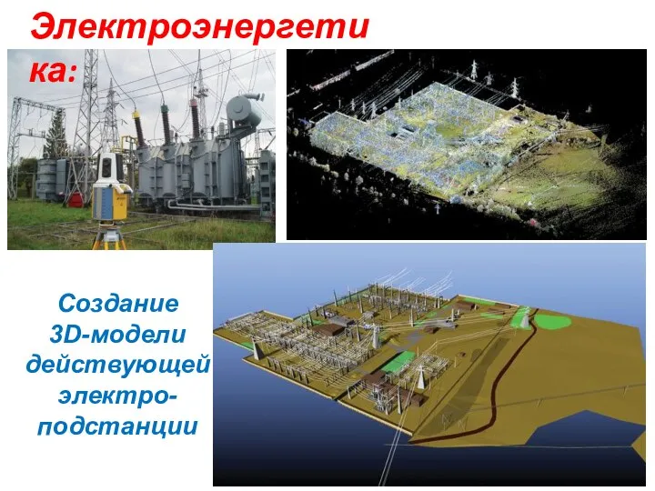 Электроэнергетика: Создание 3D-модели действующей электро-подстанции