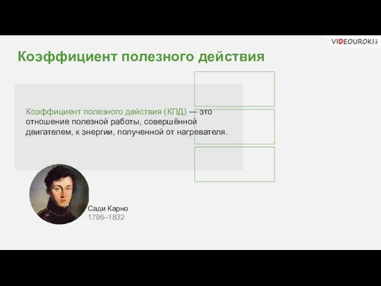 Коэффициент полезного действия Коэффициент полезного действия (КПД) — это отношение полезной