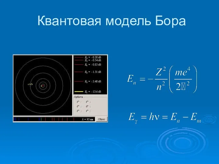 Квантовая модель Бора