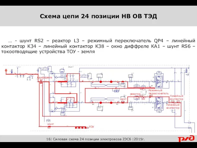 … - шунт RS2 – реактор L3 – режимный переключатель QP4