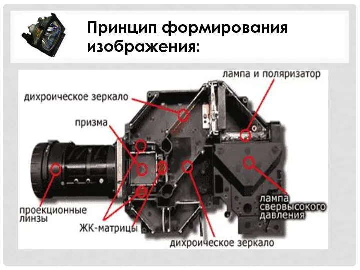 Принцип формирования изображения: