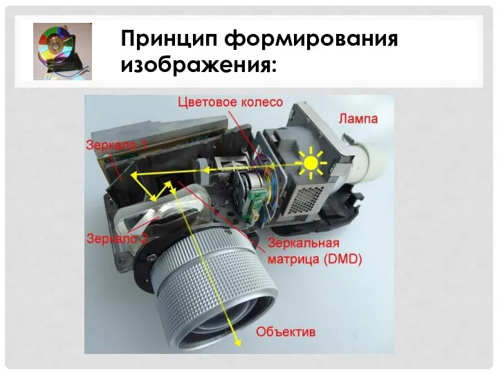 Принцип формирования изображения: