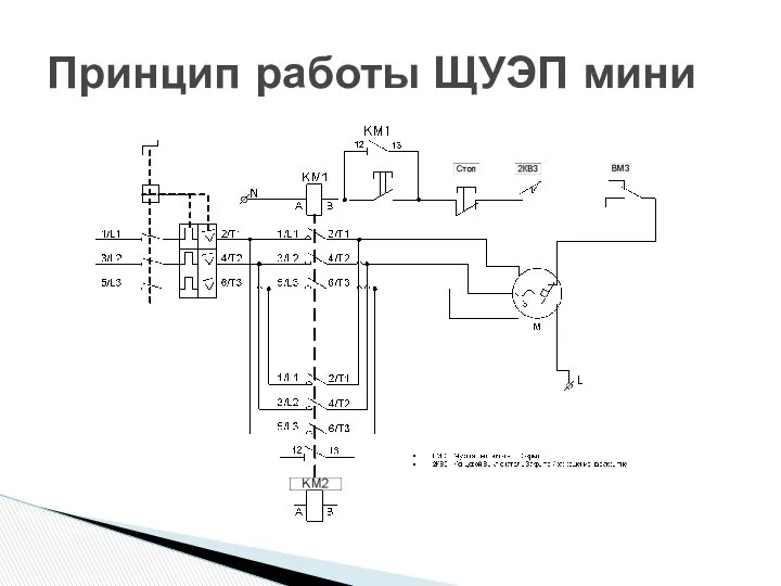 Принцип работы ЩУЭП мини