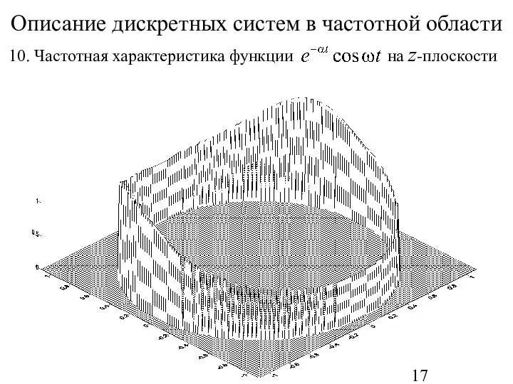 Описание дискретных систем в частотной области