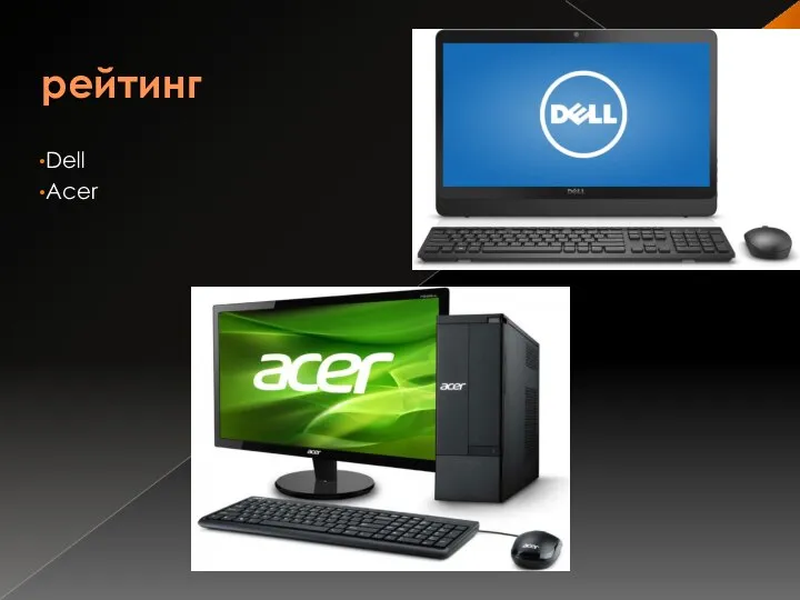 рейтинг Dell Acer