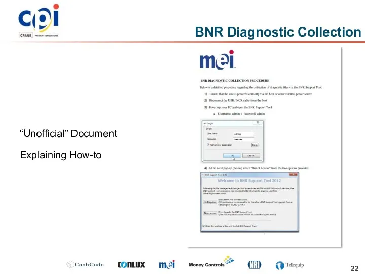 “Unofficial” Document Explaining How-to BNR Diagnostic Collection