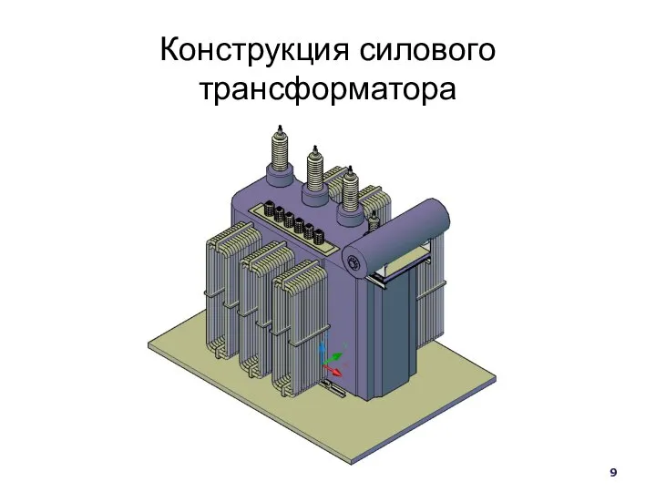 Конструкция силового трансформатора