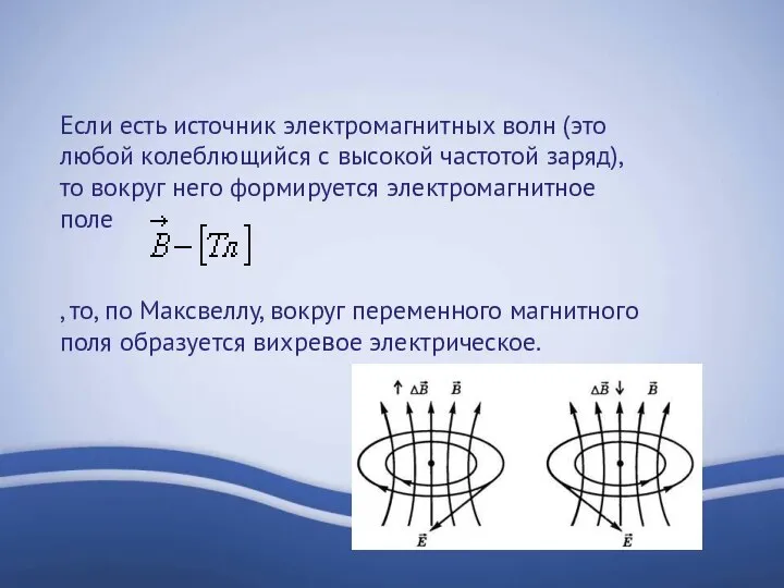 Если есть источник электромагнитных волн (это любой колеблющийся с высокой частотой