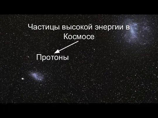 Частицы высокой энергии в Космосе Протоны