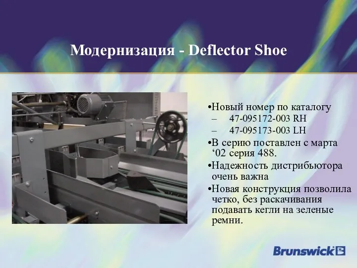 Модернизация - Deflector Shoe Новый номер по каталогу 47-095172-003 RH 47-095173-003