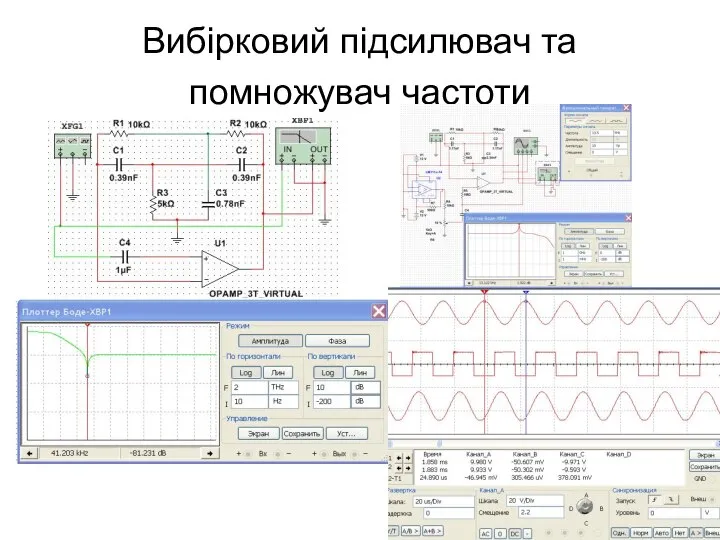 Вибірковий підсилювач та помножувач частоти