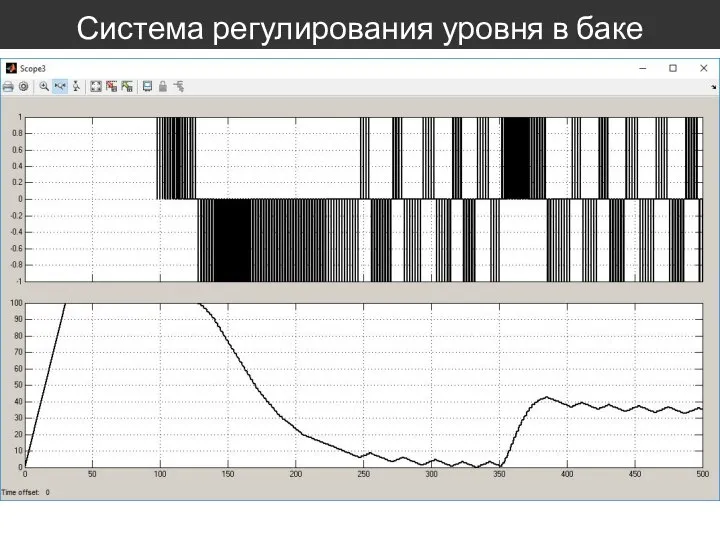 Система регулирования уровня в баке