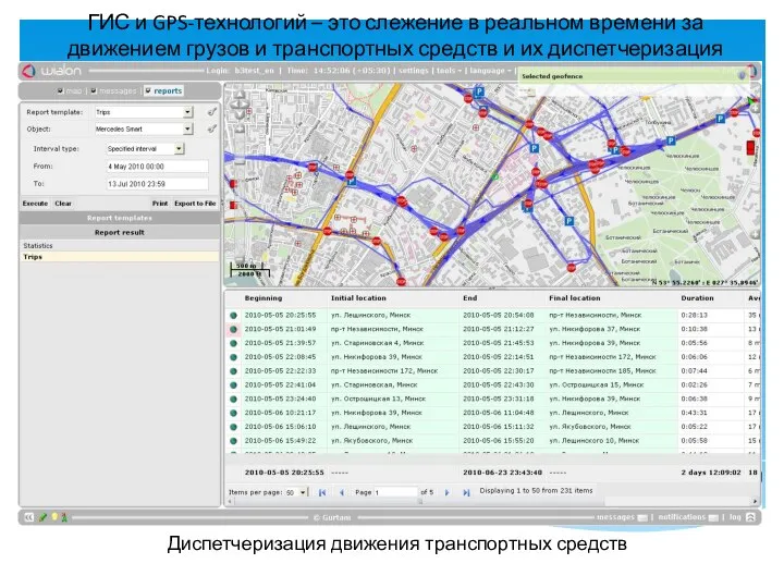 Диспетчеризация движения транспортных средств ГИС и GPS-технологий – это слежение в