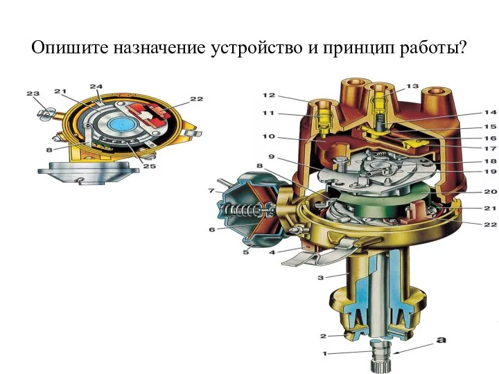 Опишите назначение устройство и принцип работы?