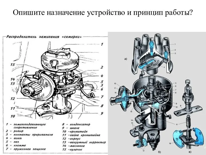 Опишите назначение устройство и принцип работы?