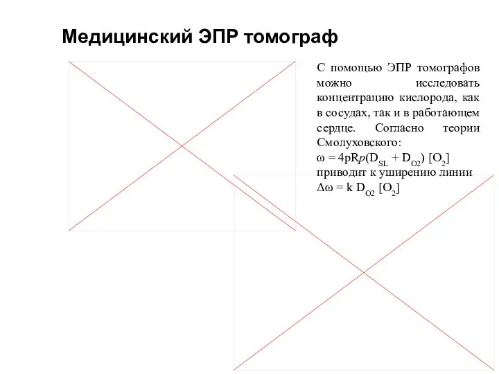 Медицинский ЭПР томограф С помощью ЭПР томографов можно исследовать концентрацию кислорода,