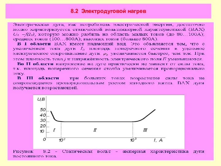 8.2 Электродуговой нагрев