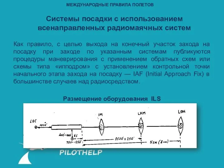 Как правило, с целью выхода на конечный участок захода на посадку