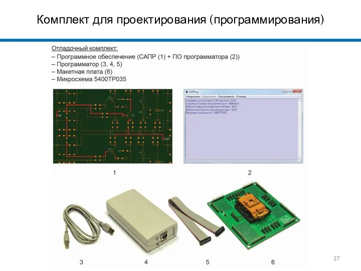 Комплект для проектирования (программирования)