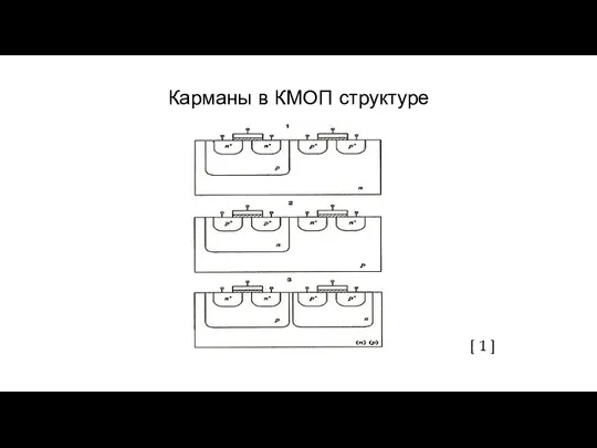 Карманы в КМОП структуре [ 1 ]