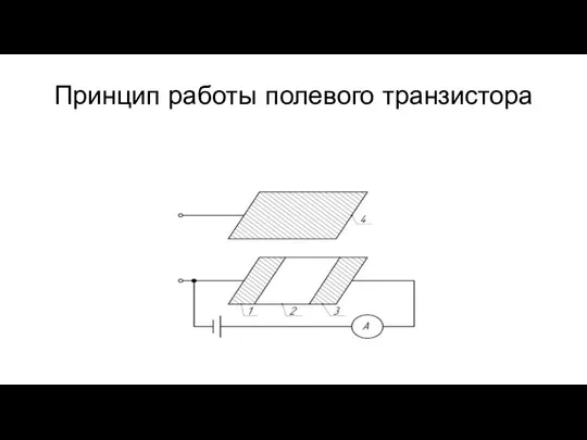 Принцип работы полевого транзистора