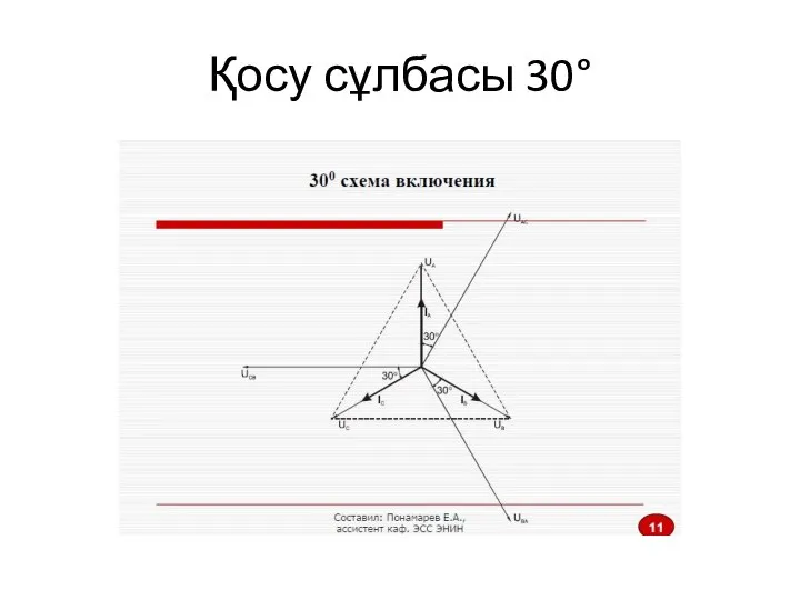 Қосу сұлбасы 30°