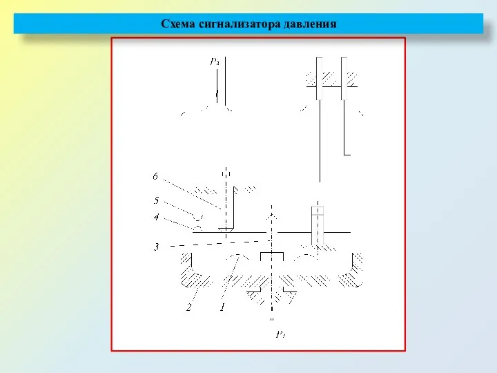 Схема сигнализатора давления