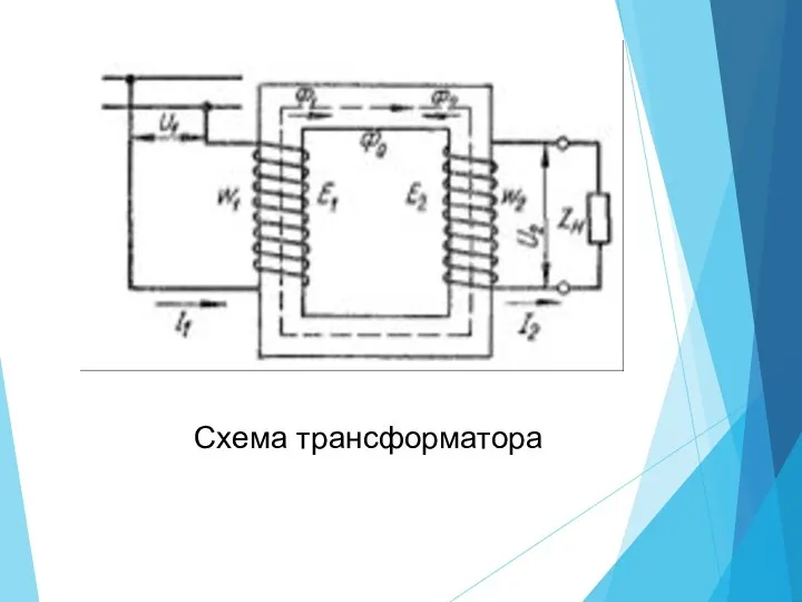 Схема трансформатора