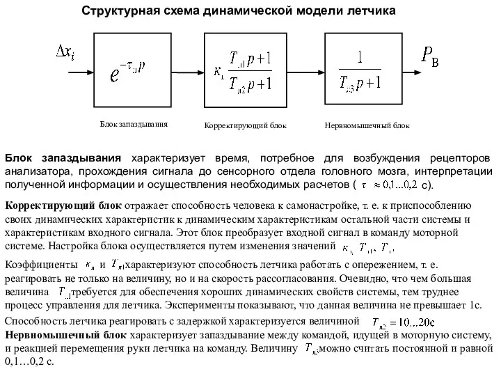 Нервномышечный блок характеризует запаздывание между командой, идущей в моторную систему, и