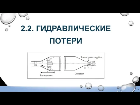 2.2. ГИДРАВЛИЧЕСКИЕ ПОТЕРИ